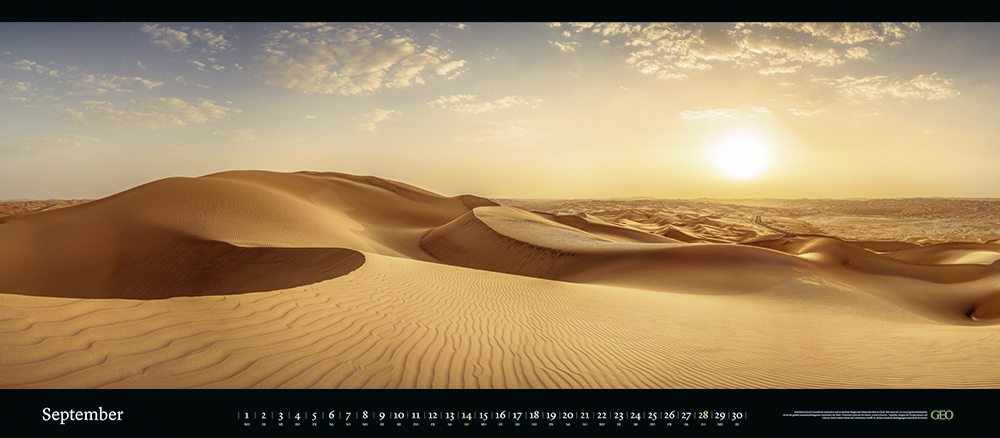 Panorama-Kalender "Der Blick ins Weite" 2025