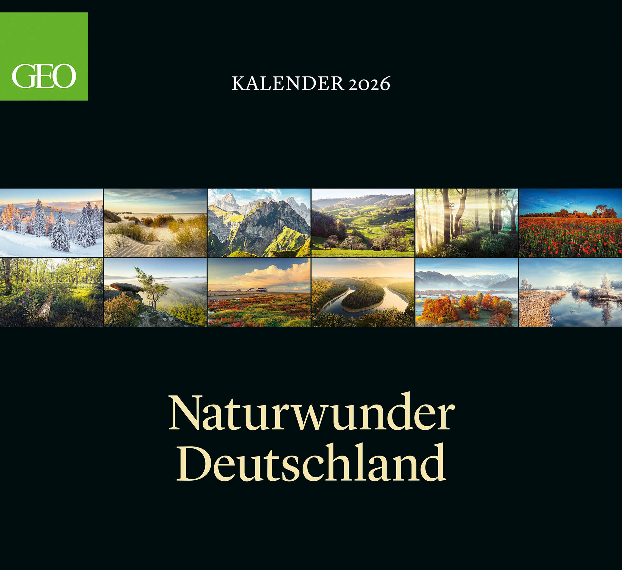 Kalender "Naturwunder Deutschland" 2026