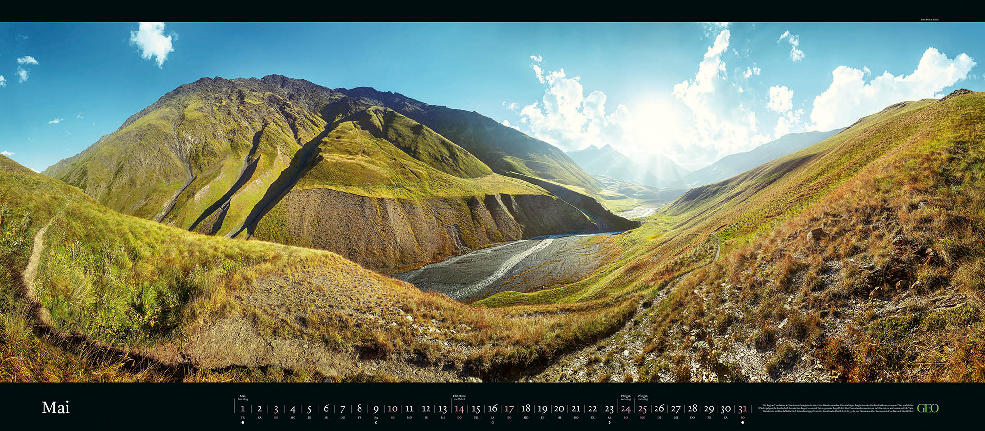 Panorama-Kalender "Der Blick ins Weite" 2026