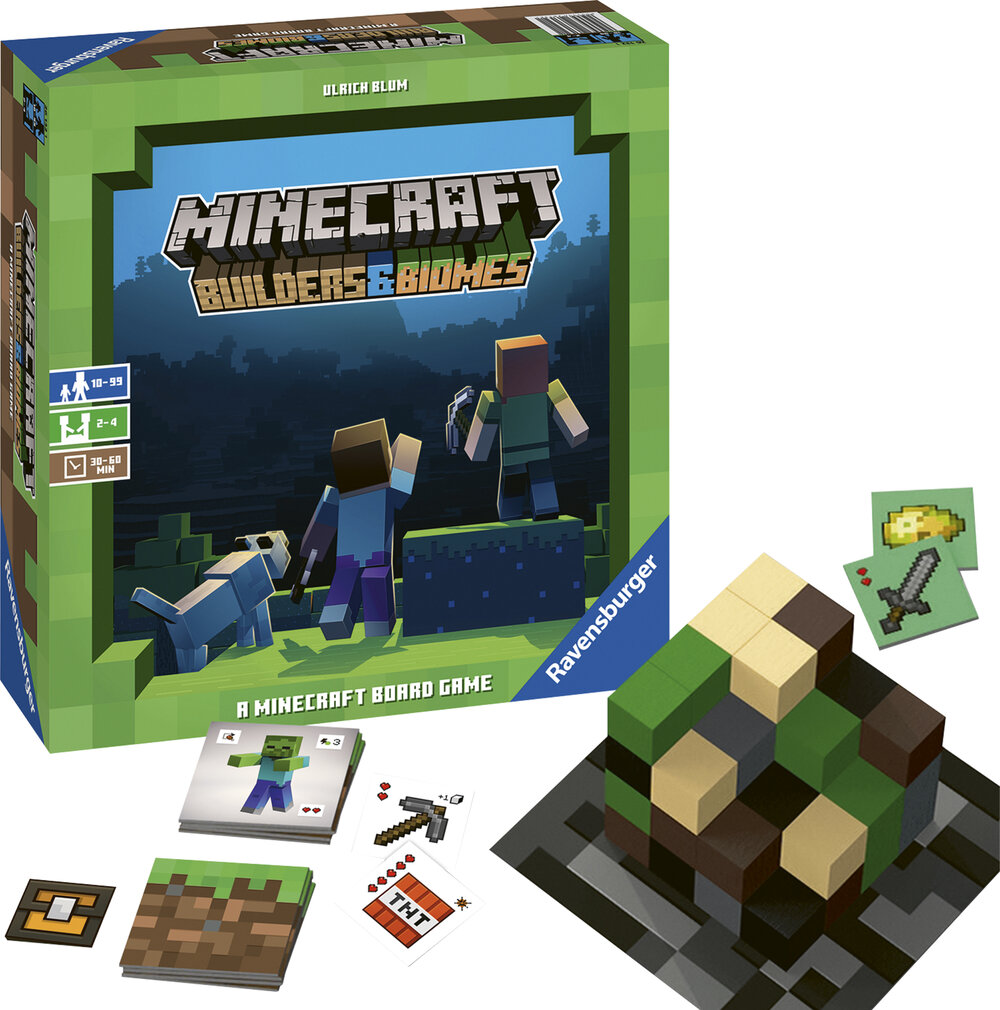 RAVENSBURGER Spiel „Minecraft Builders & Biomes“