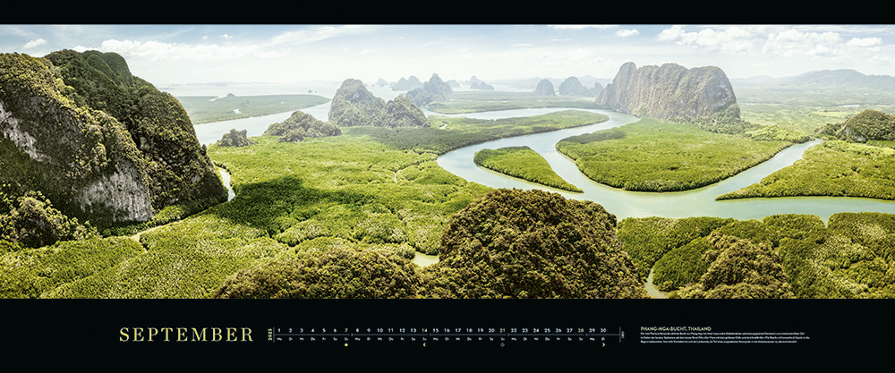 Panorama-Kalender "Orte der Stille" 2025