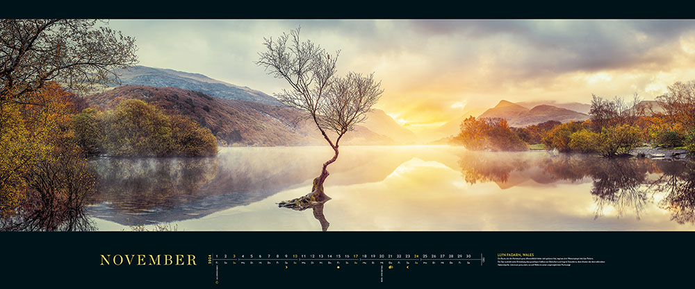 Panorama-Kalender "Orte der Stille" 2024