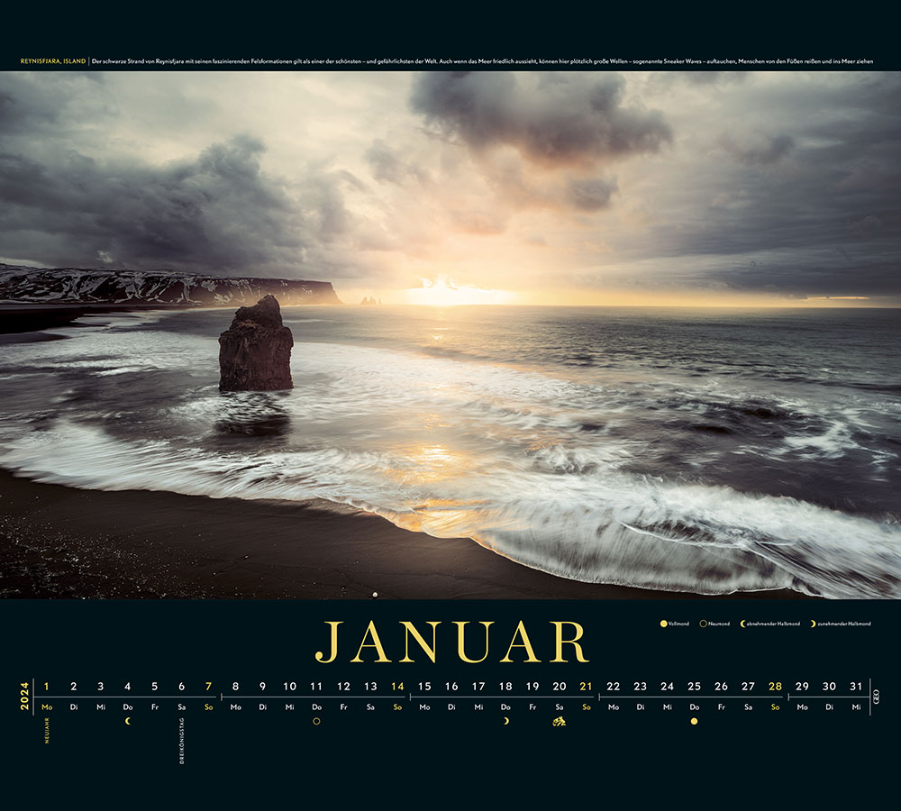Kalender "Traumziele" 2024