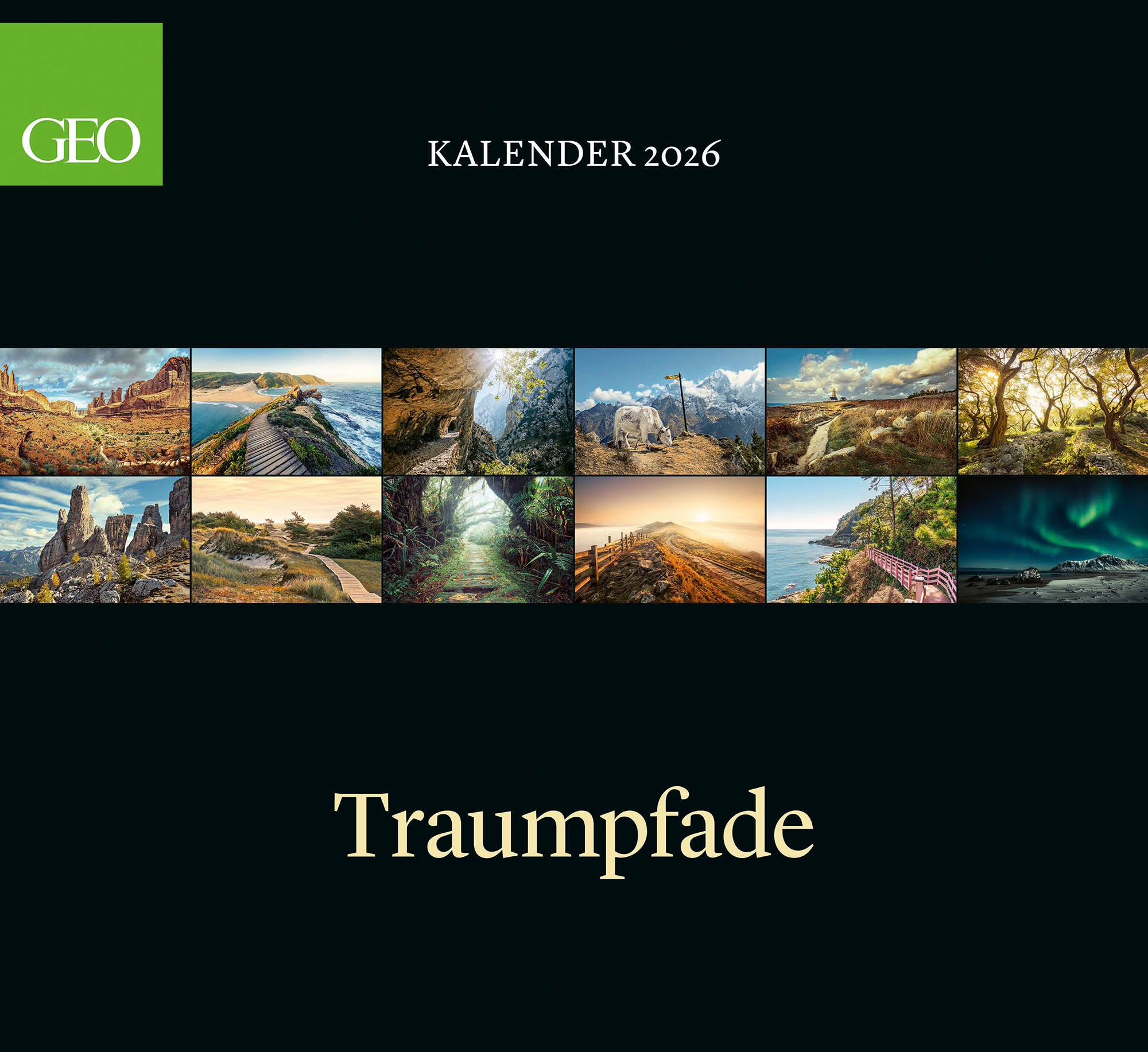 Klassiker-Kalender "Traumpfade" 2026