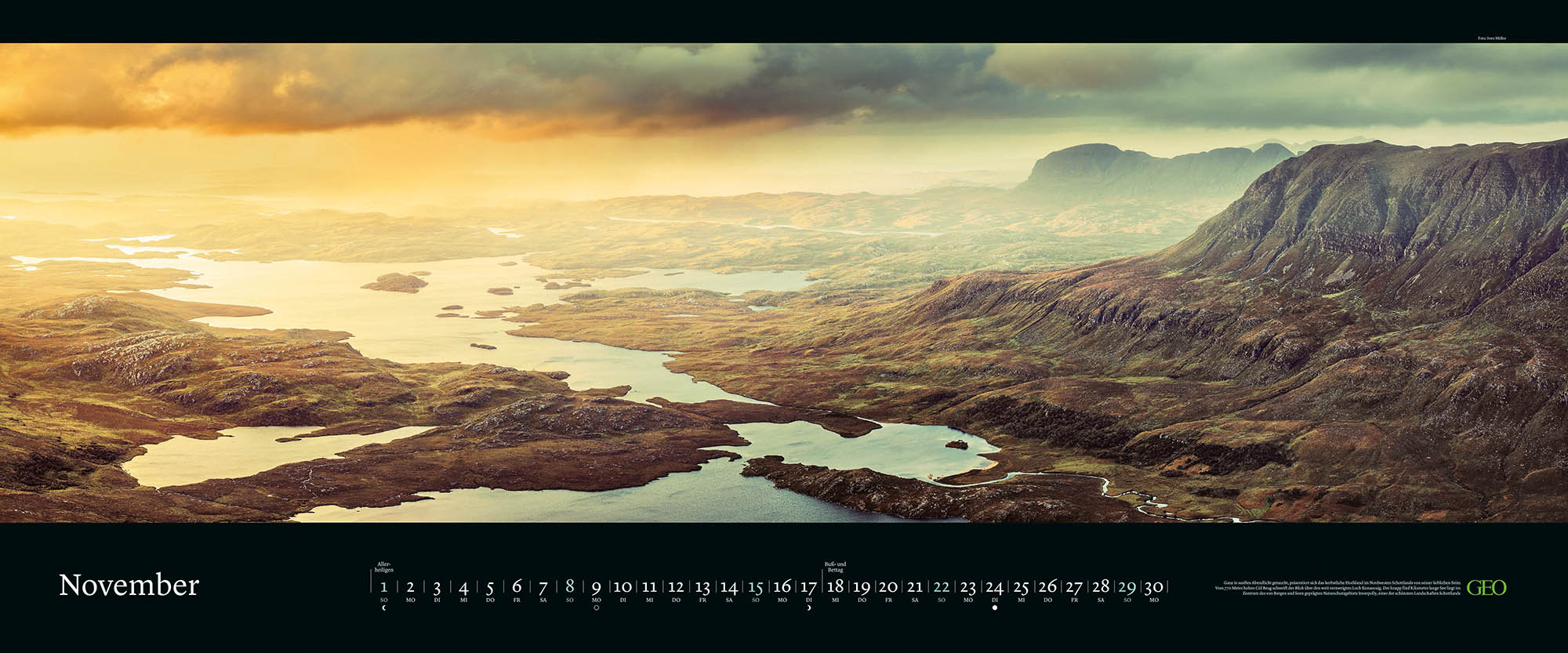 Panorama-Kalender "Orte der Stille" 2026