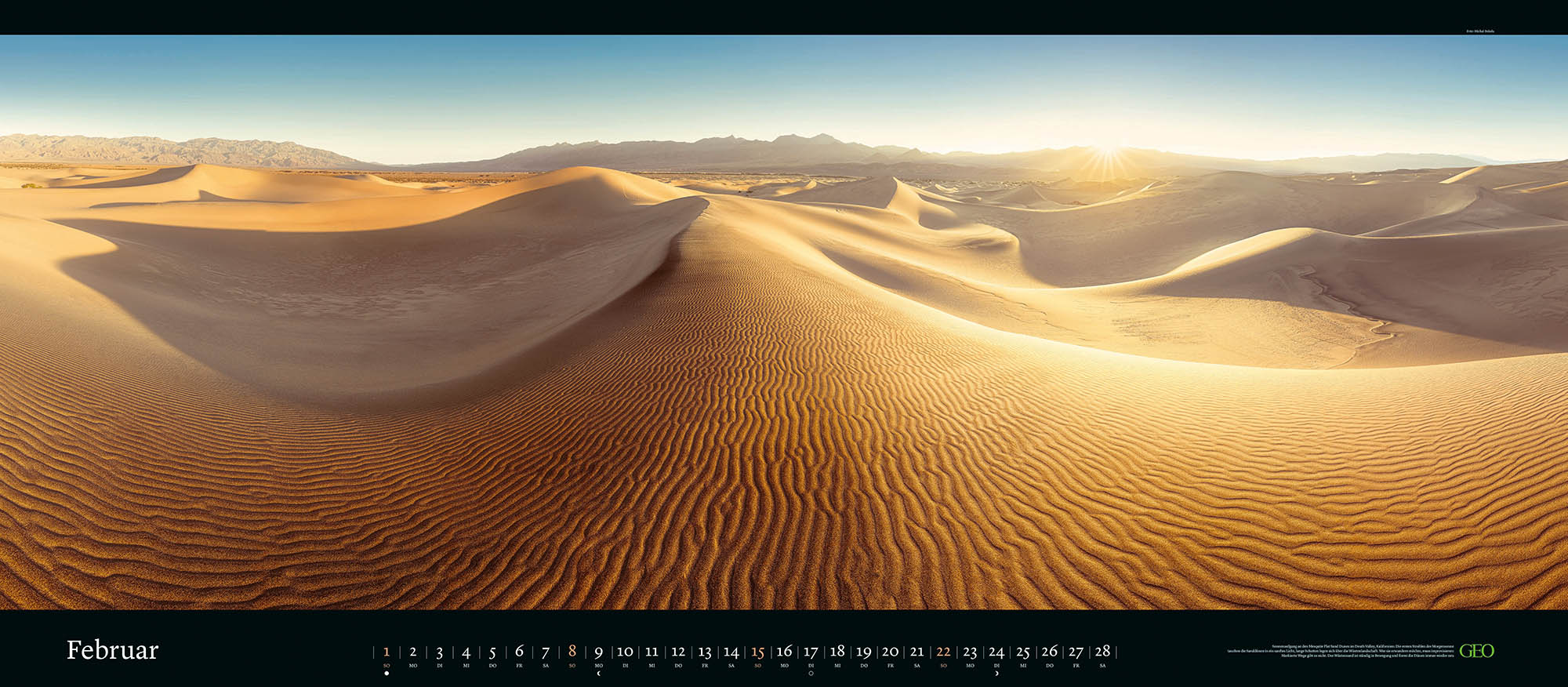 Panorama-Kalender "Der Blick ins Weite" 2026