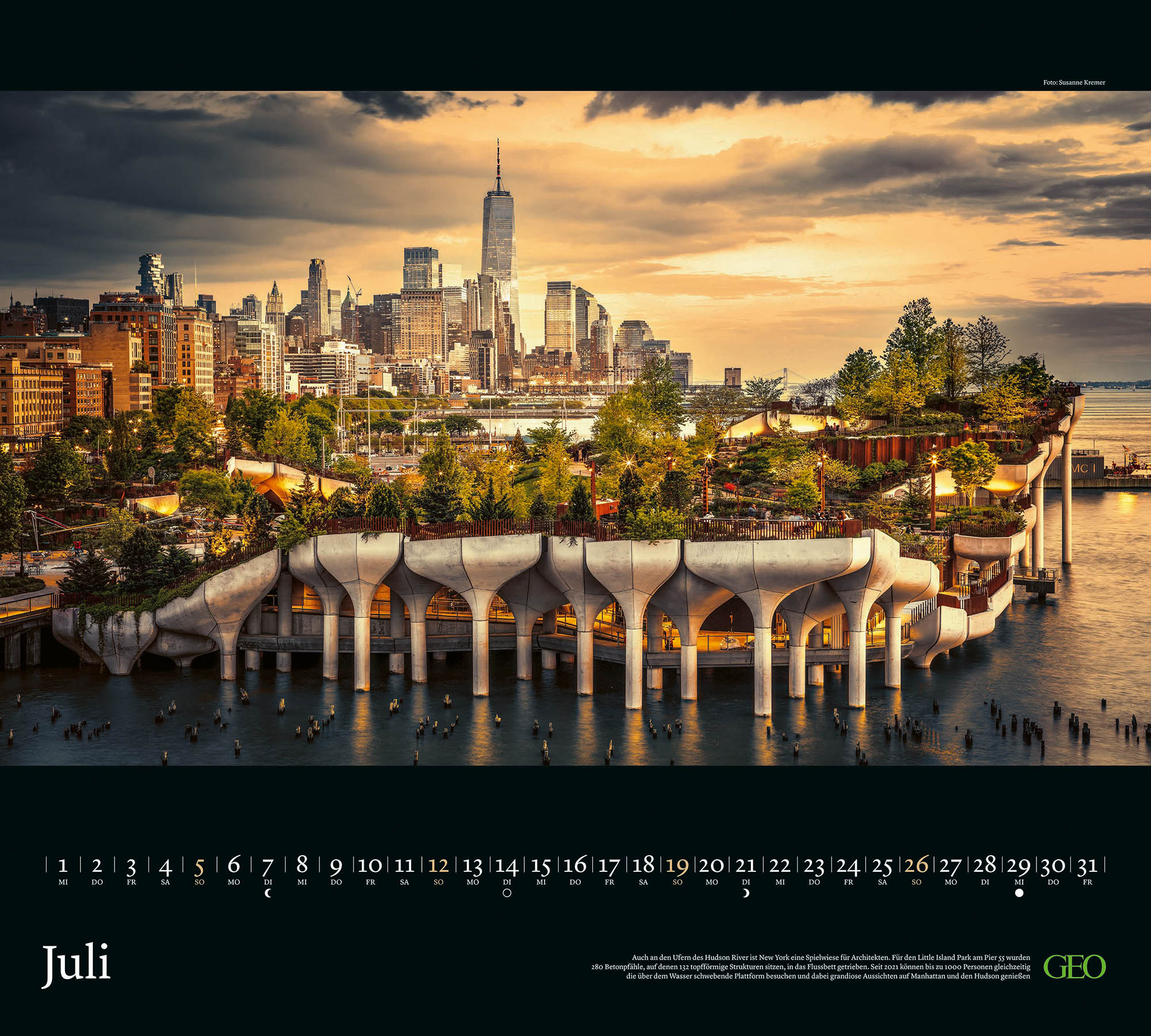 Kalender "New York" 2026