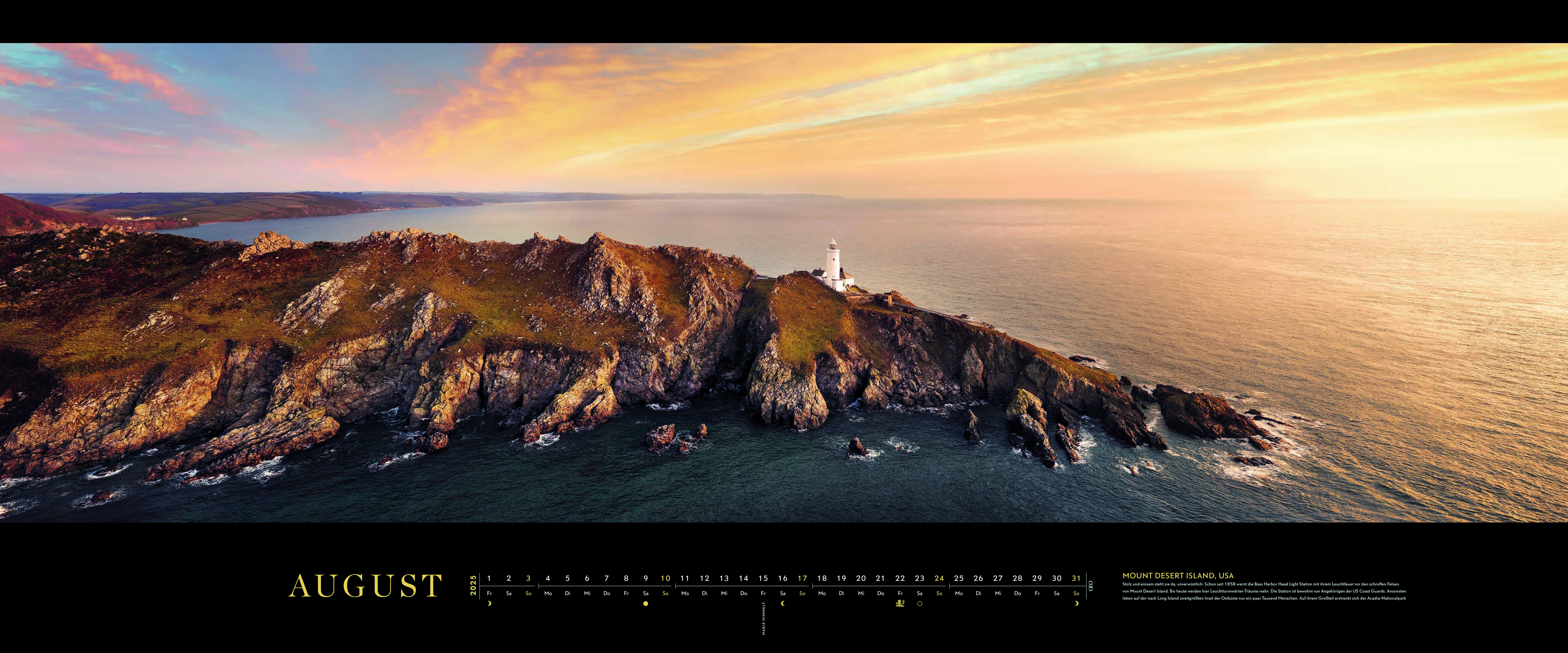 Panorama-Kalender "Meeresweiten" 2025
