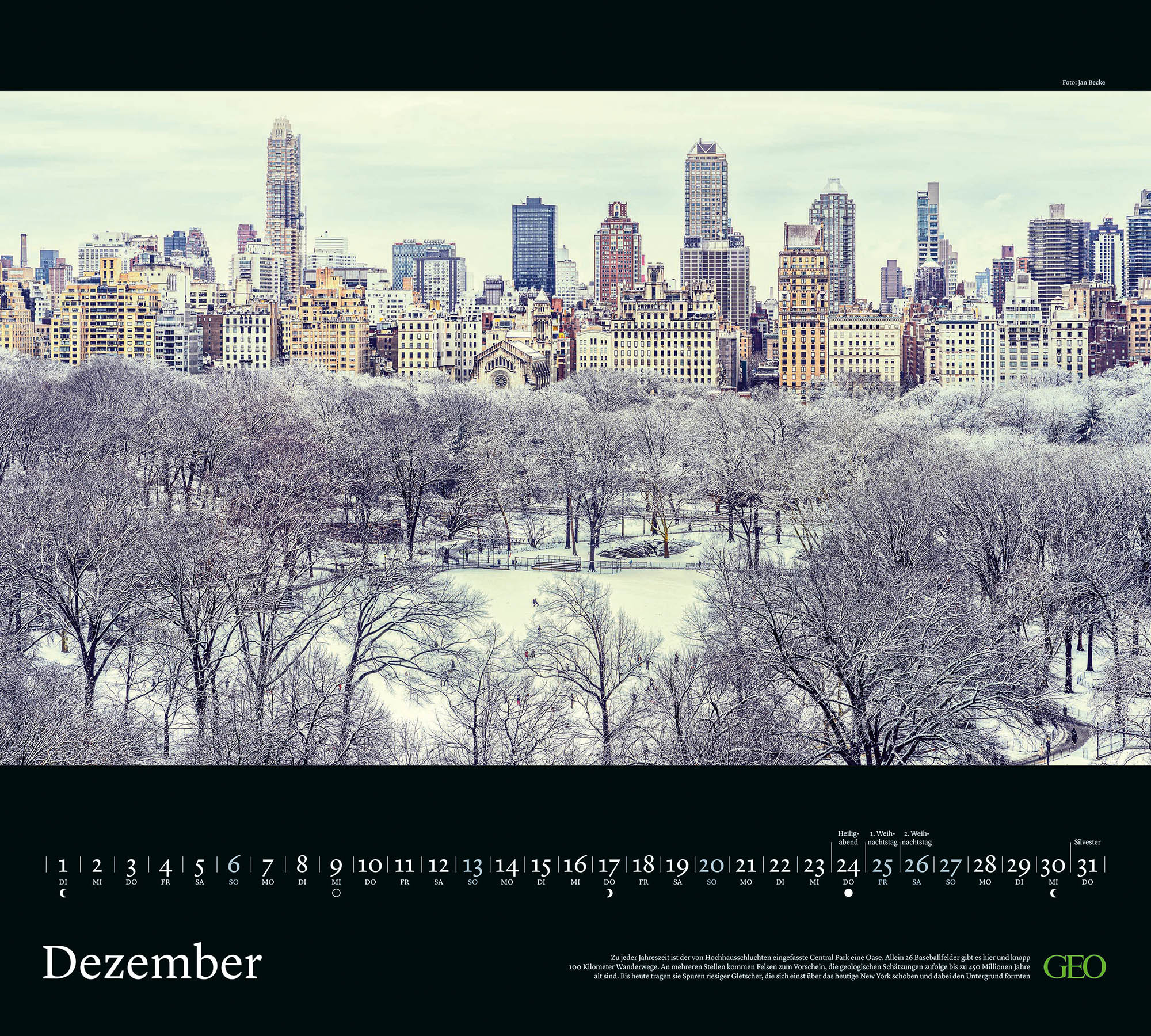 Kalender "New York" 2026