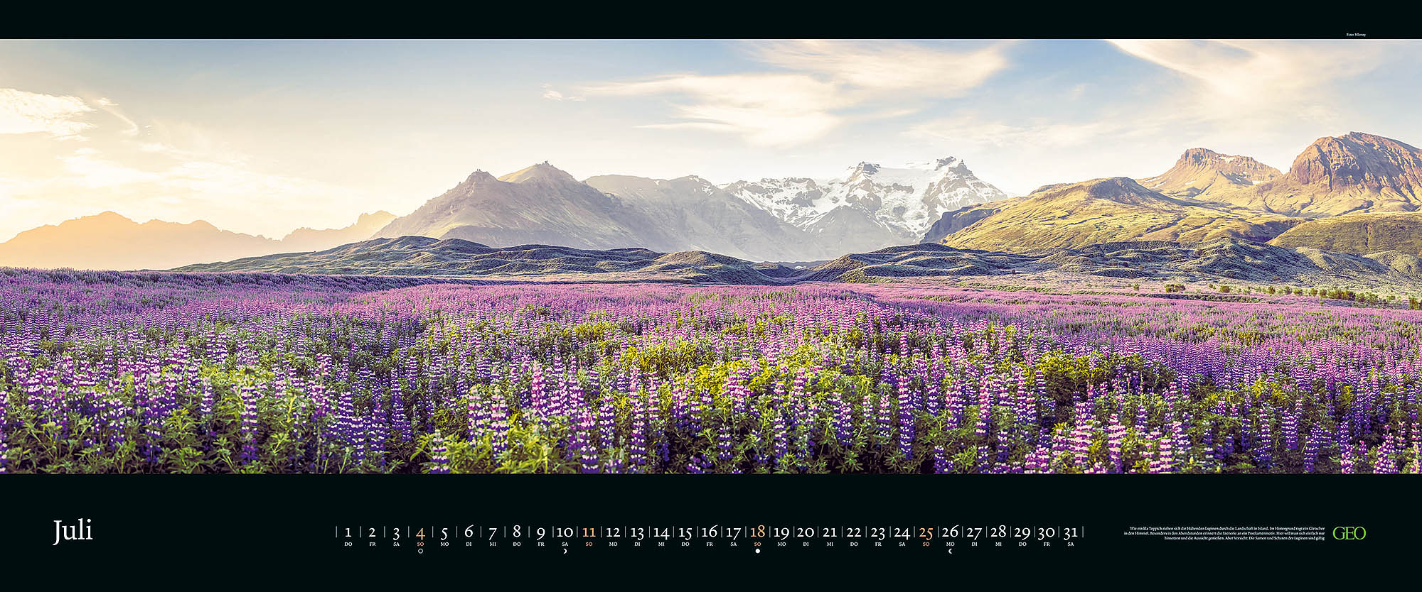 Panorama-Kalender "Orte der Stille" 2027