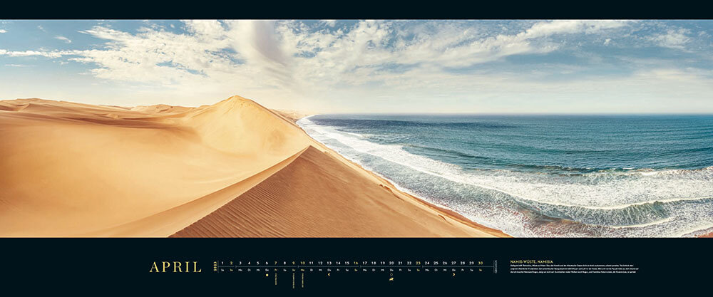 Panorama-Kalender "Meeresweiten" 2023