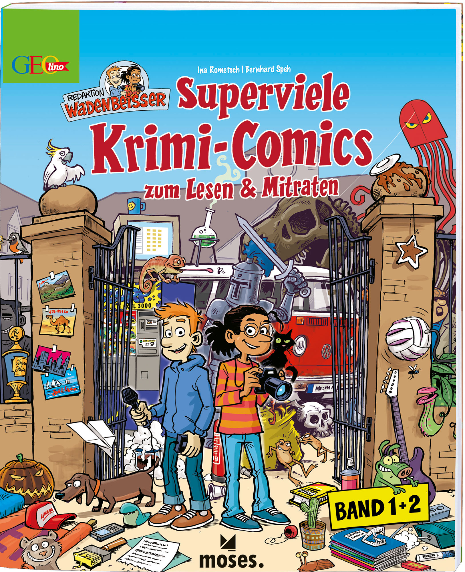 Krimi-Comics "Wadenbeißer" Doppelband 1+2