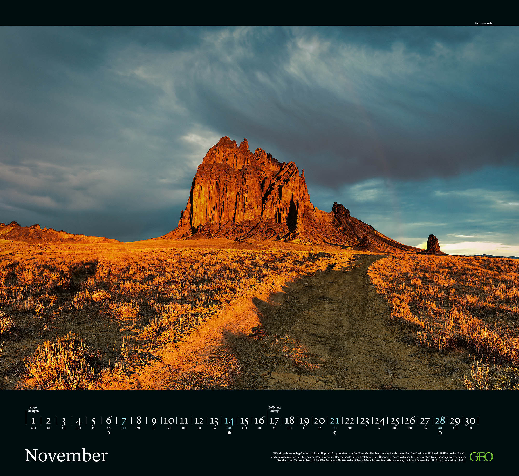 Kalender-Abo: Traumpfade 2027