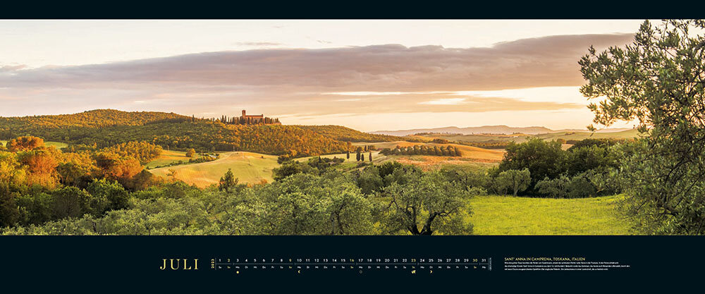 Panorama-Kalender-Abo "Orte der Stille" 2023