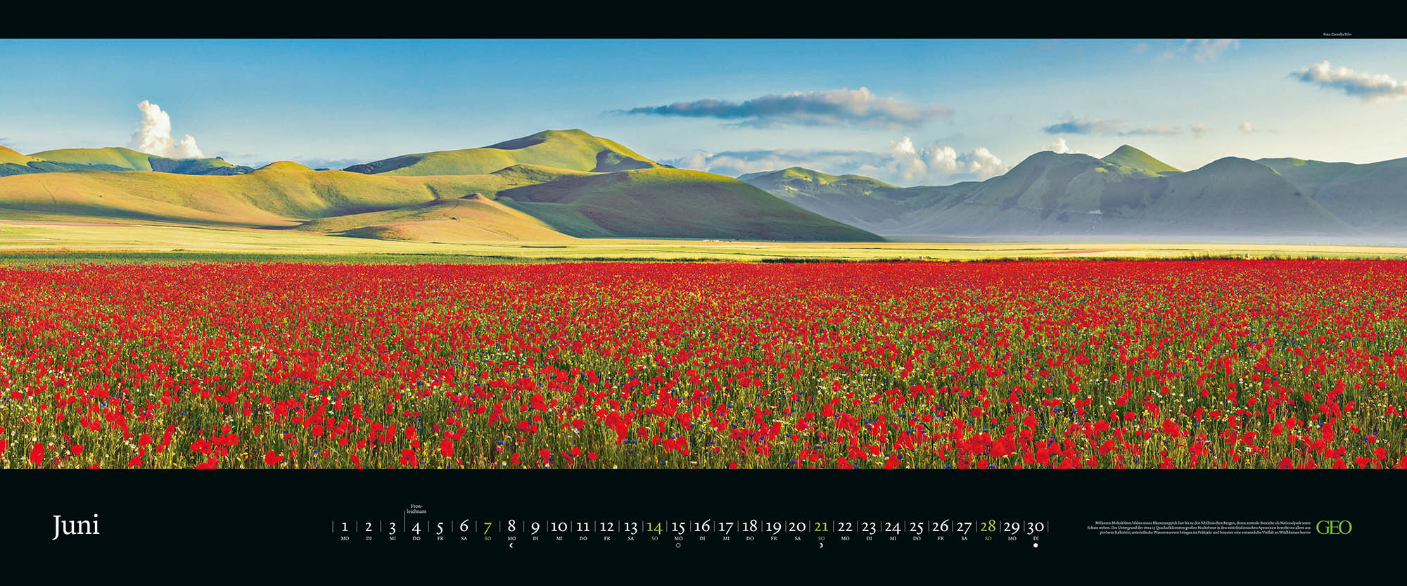 Panorama-Kalender-Abo " Orte der Stille" 2026