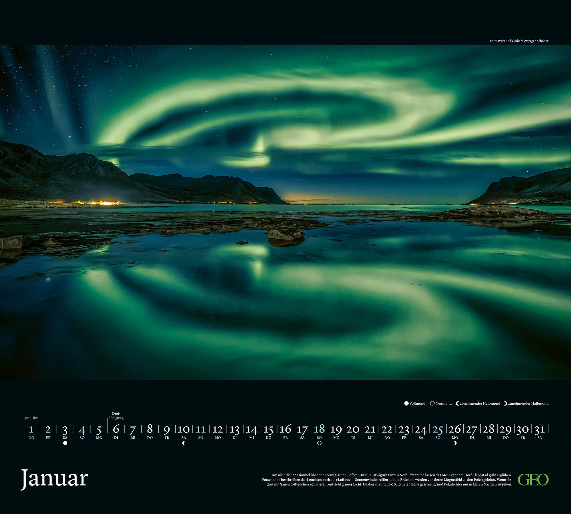 Kalender "Im Licht des Nordens" 2026