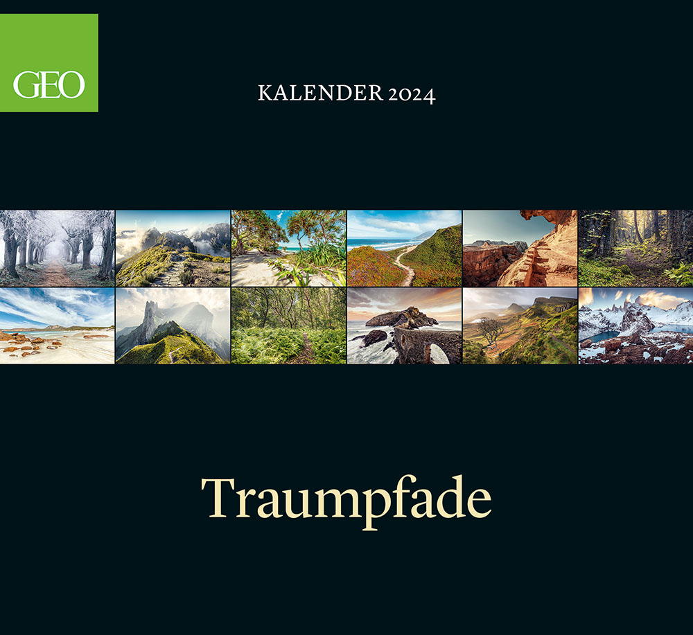 Klassiker-Kalender "Traumpfade" 2024