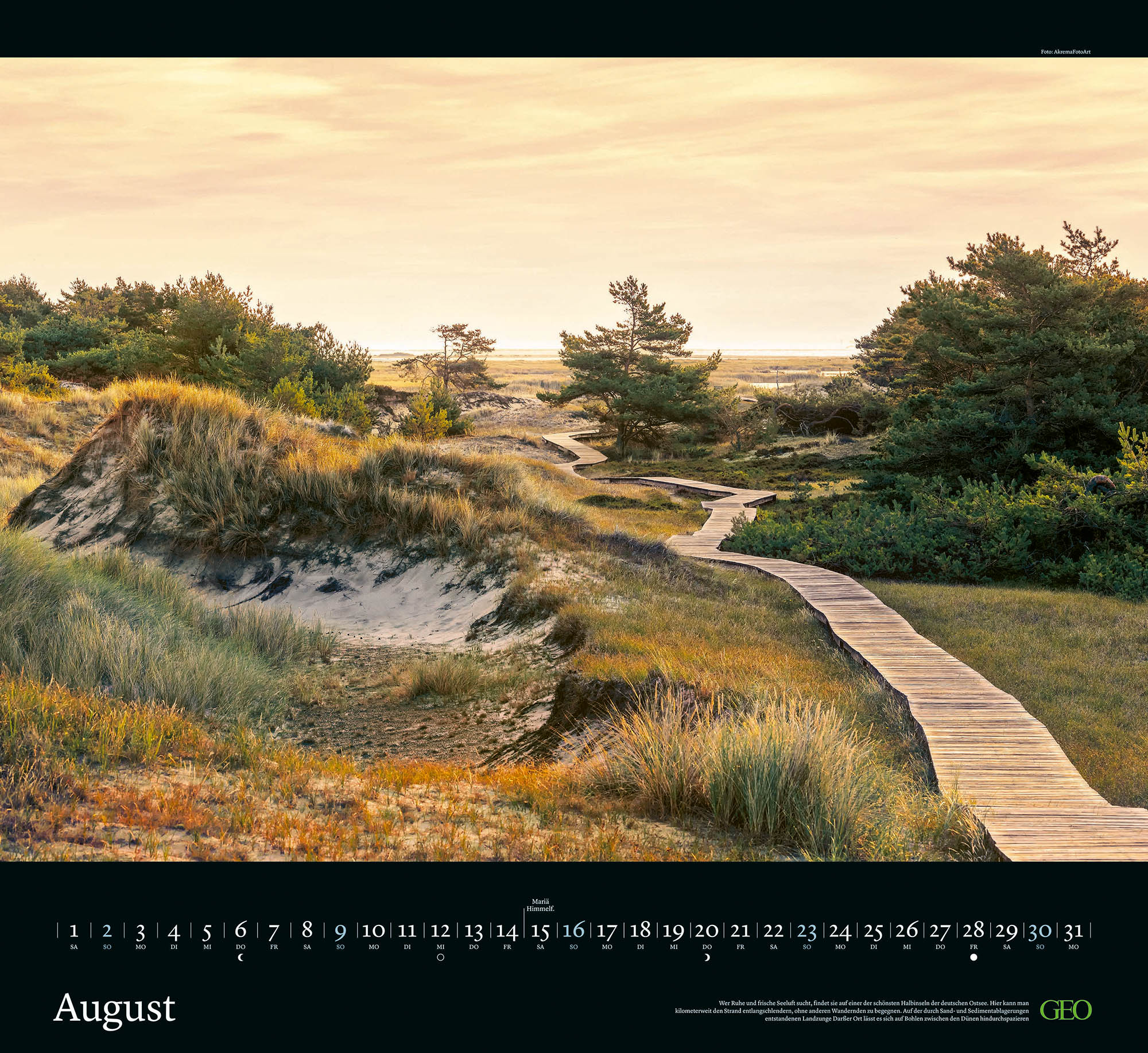 Kalender-Abo: Traumpfade 2026
