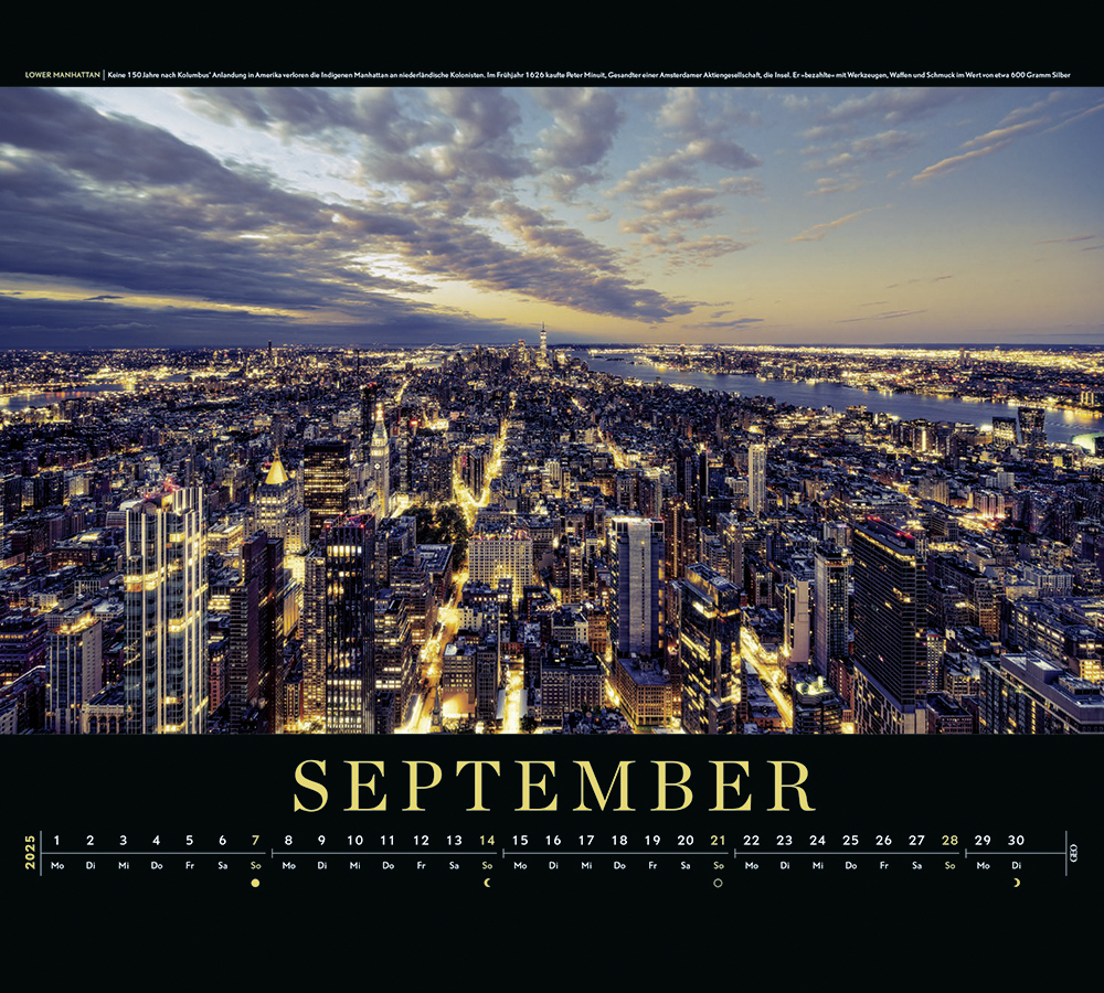 Kalender "New York" 2025