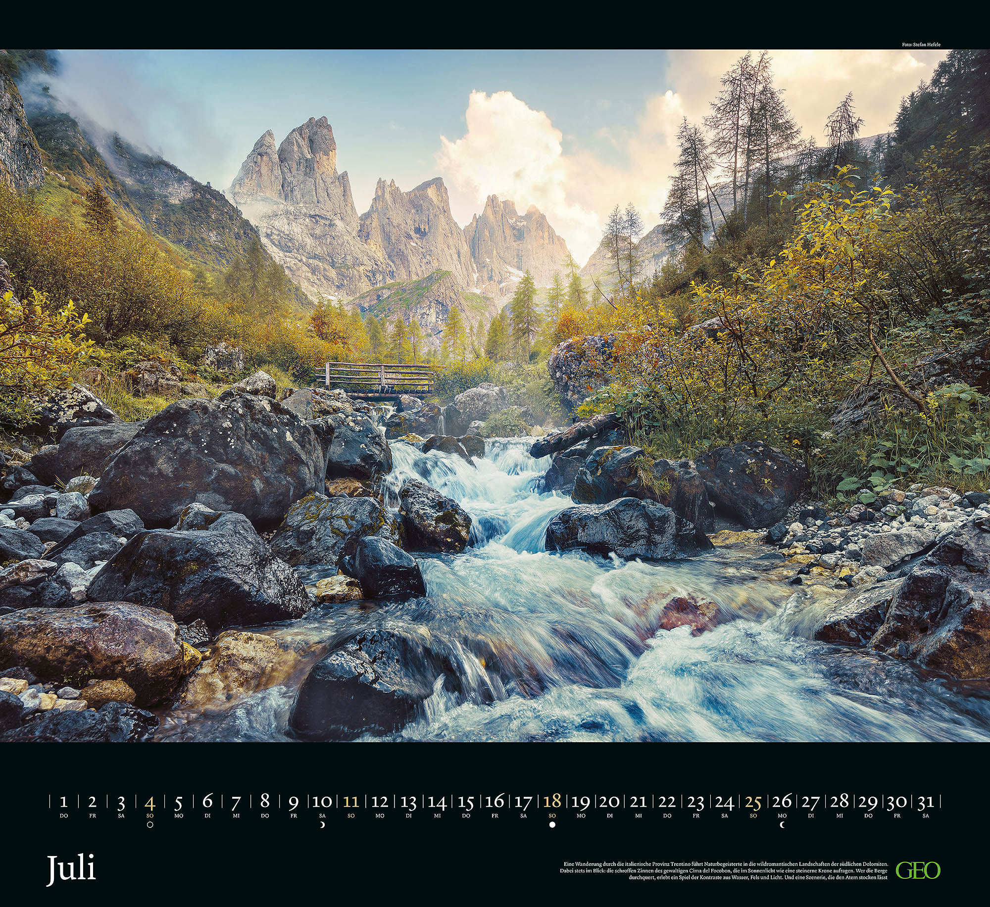 Klassiker-Kalender "Traumpfade" 2027
