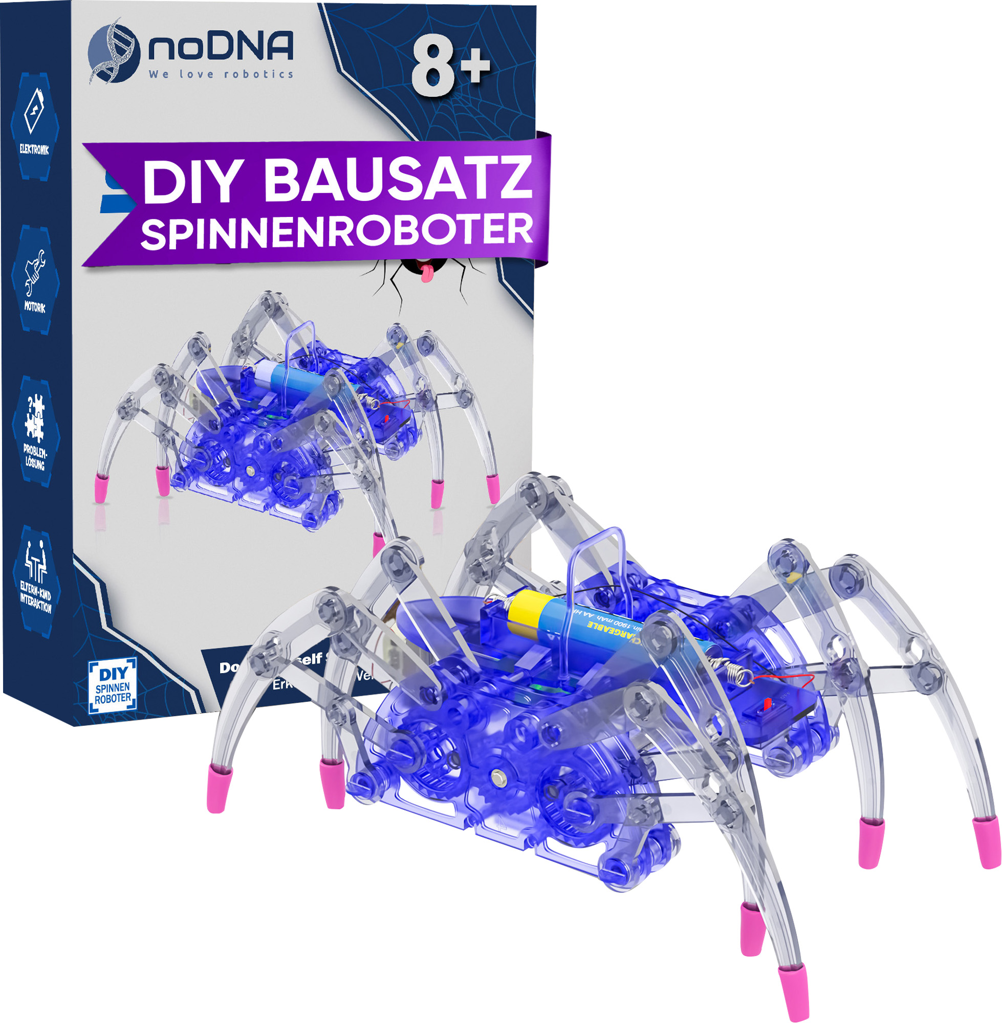 noDNA Lernbausatz „Spider Robot“