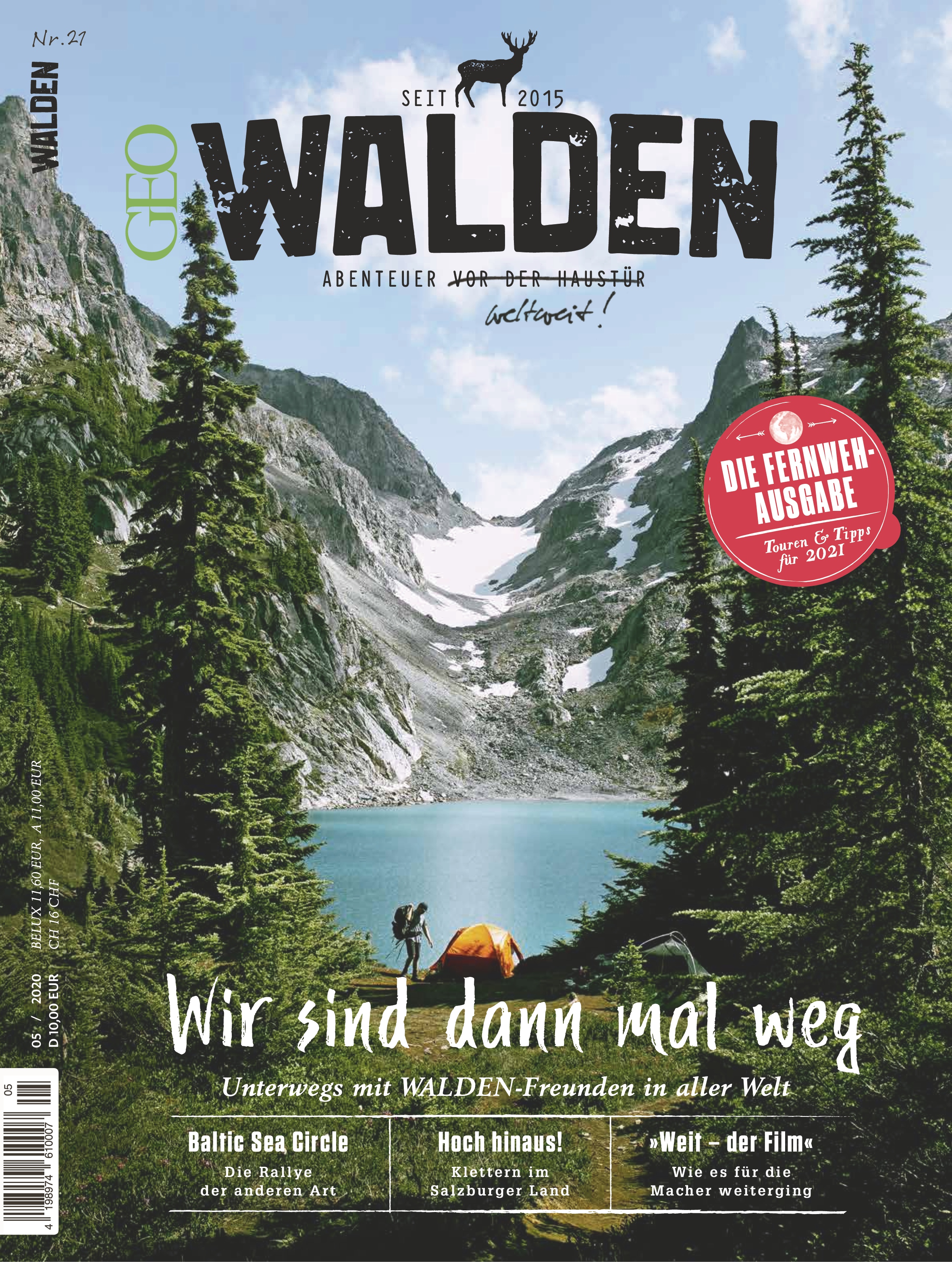 WALDEN 05/2020 Inkl. persönlichem Tourenplaner 2021
