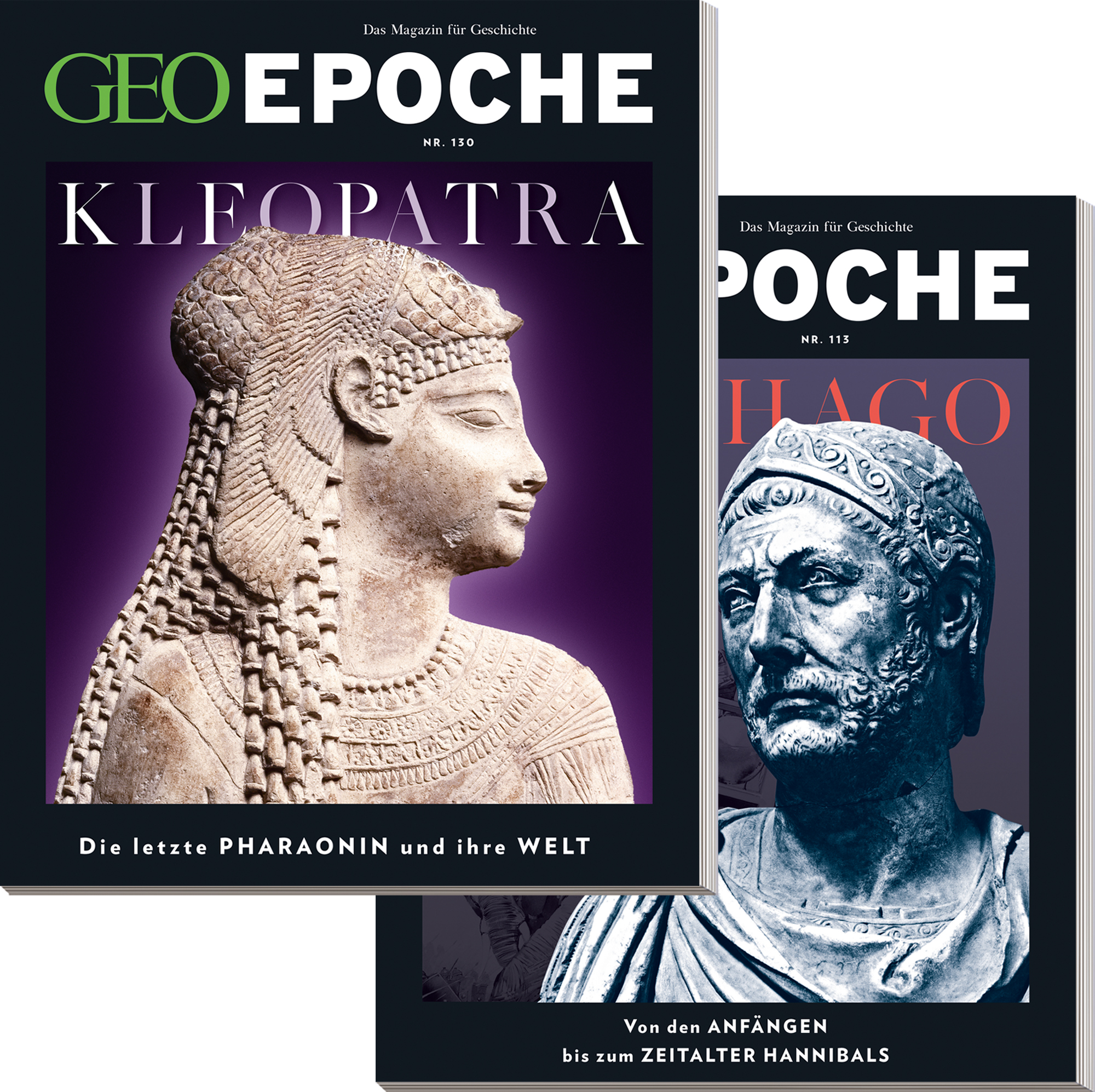 GEO EPOCHE-Besteller „Kleopatra“ & „Karthago“