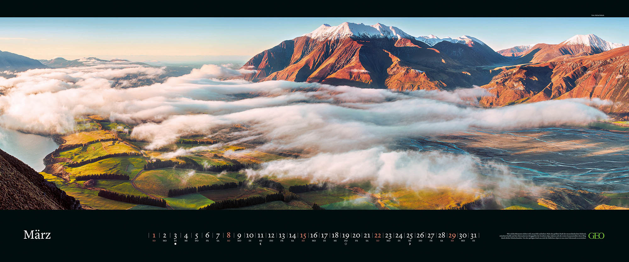 Panorama-Kalender-Abo " Orte der Stille" 2026
