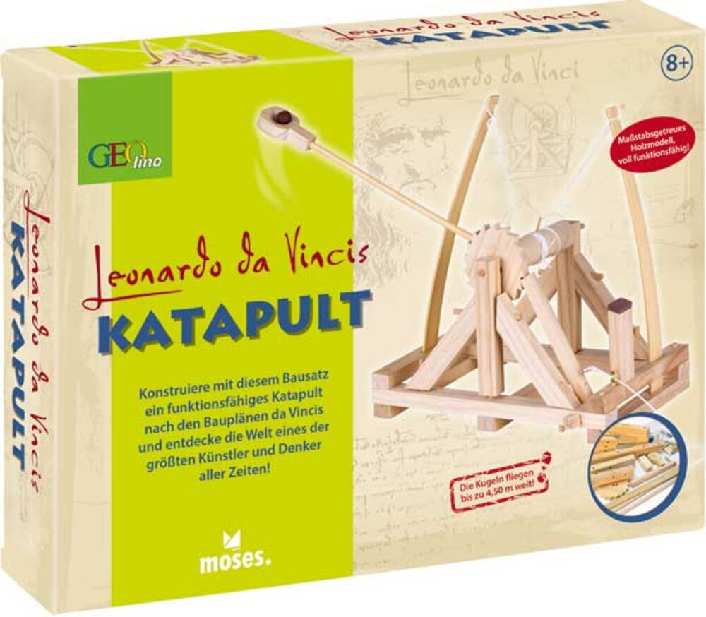 GEOlino-Bausatz &bdquo;Leonardo da Vincis Katapult&ldquo;