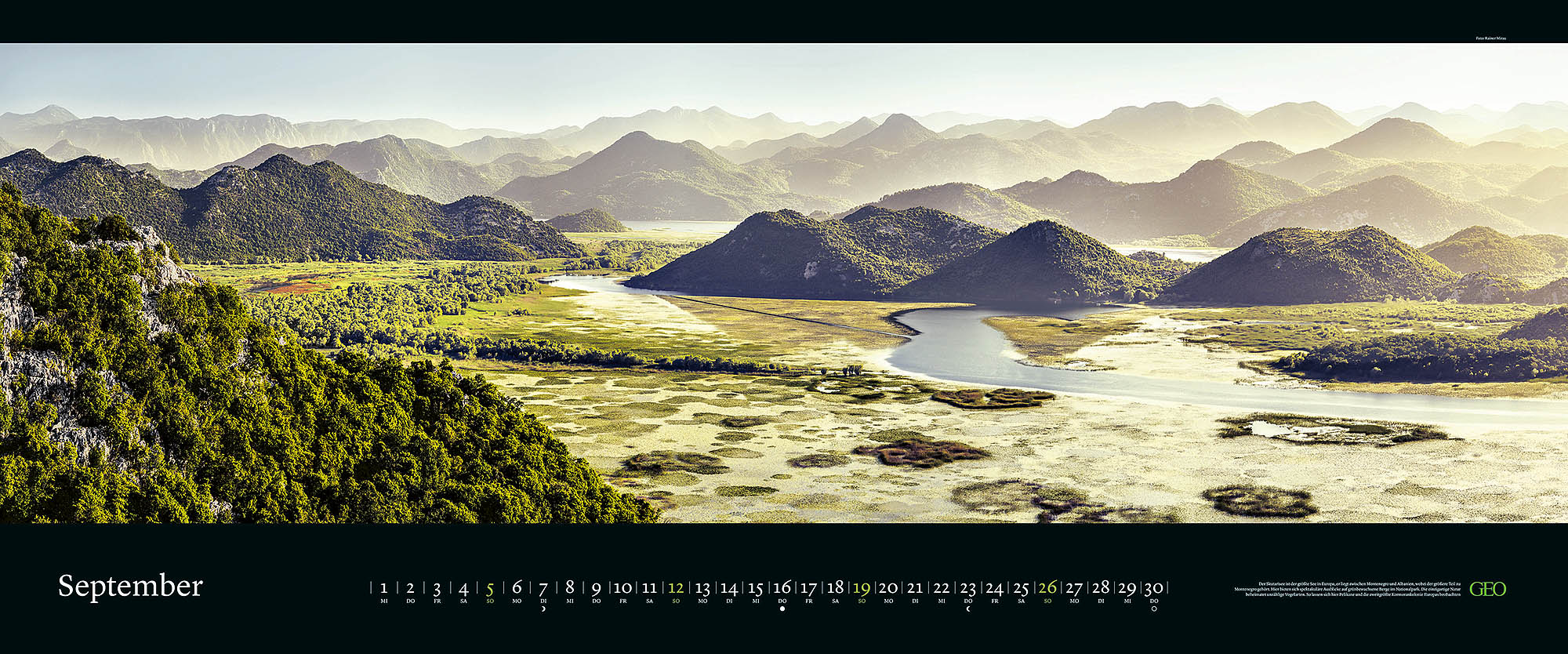 Panorama-Kalender "Orte der Stille" 2027