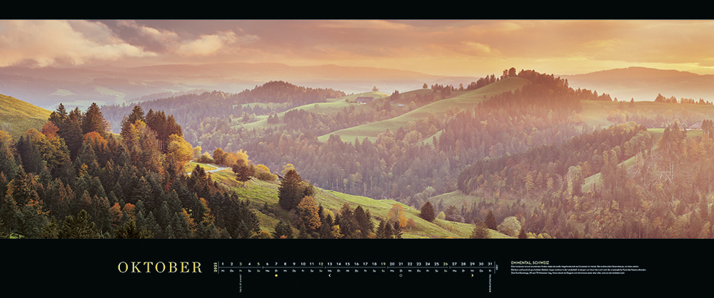 Panorama-Kalender "Orte der Stille" 2025