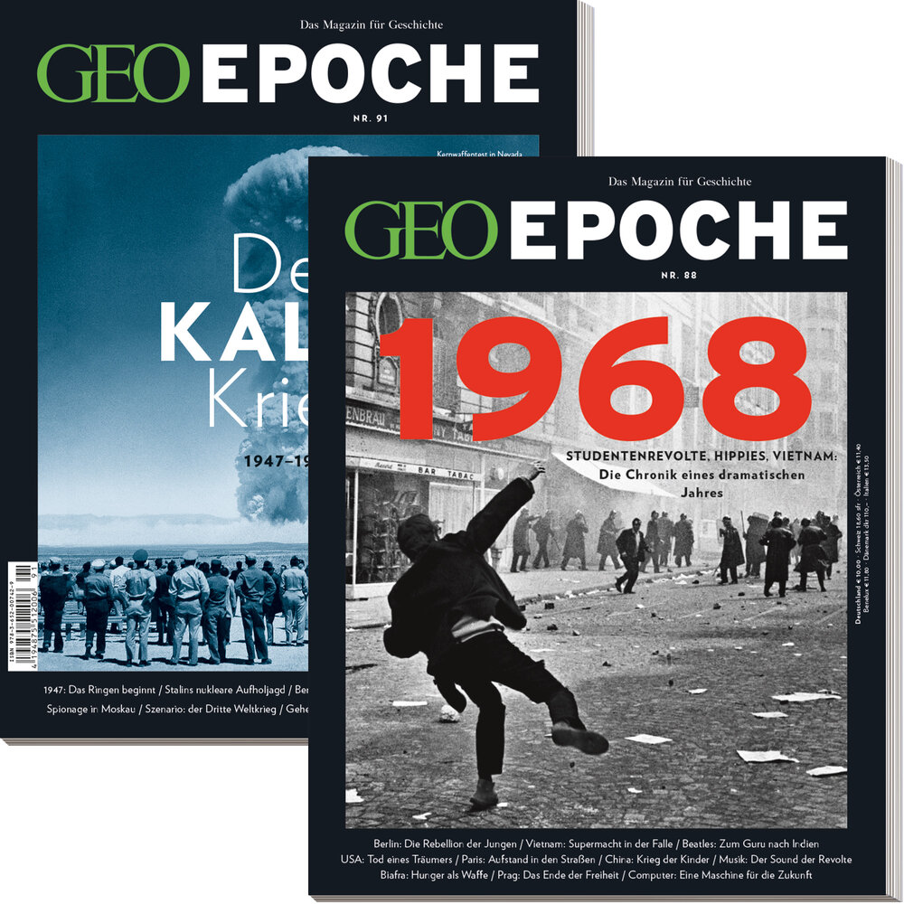 GEO EPOCHE-Bestseller „1968“ & „Der Kalte Krieg“