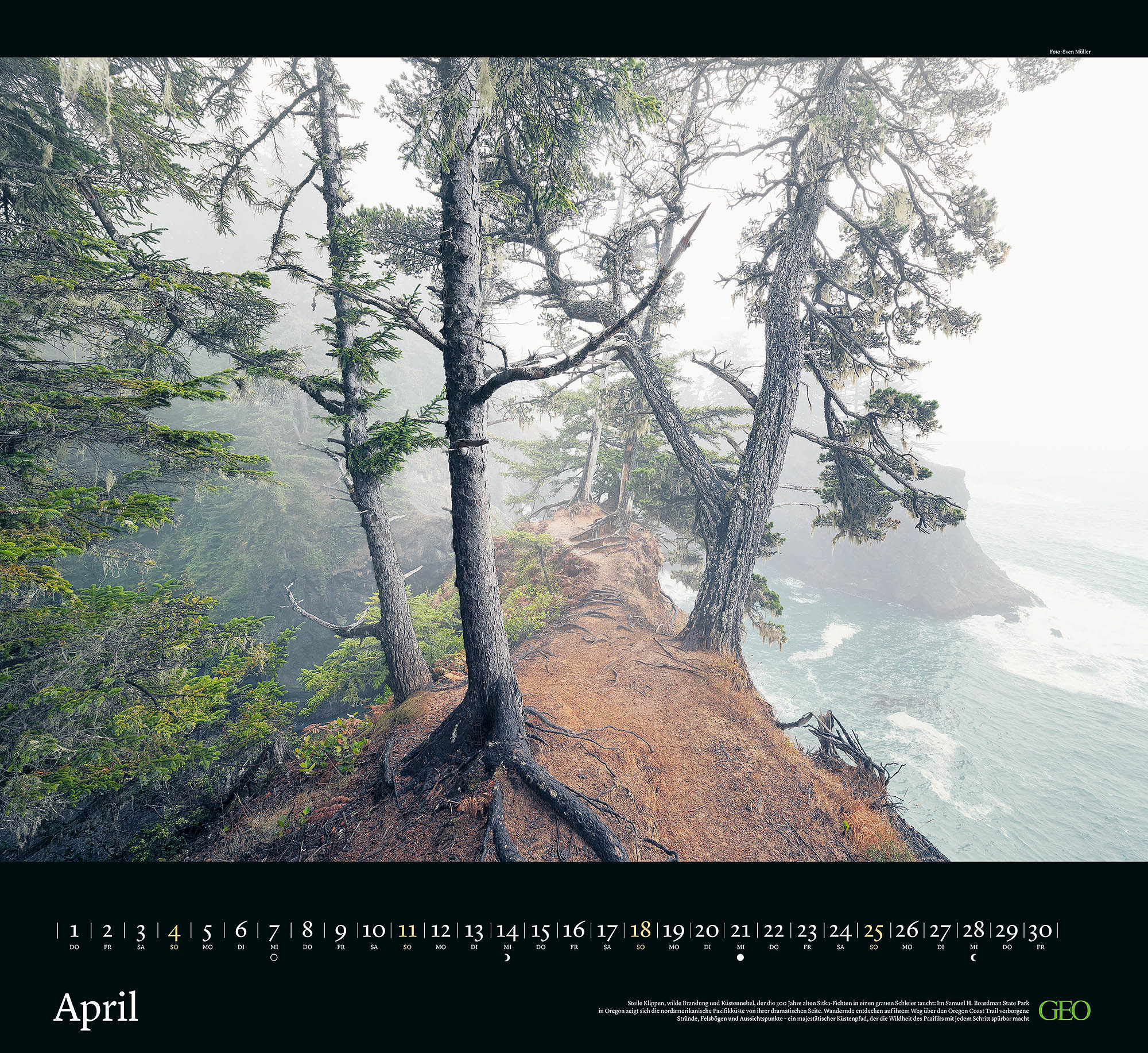 Kalender-Abo: Traumpfade 2027