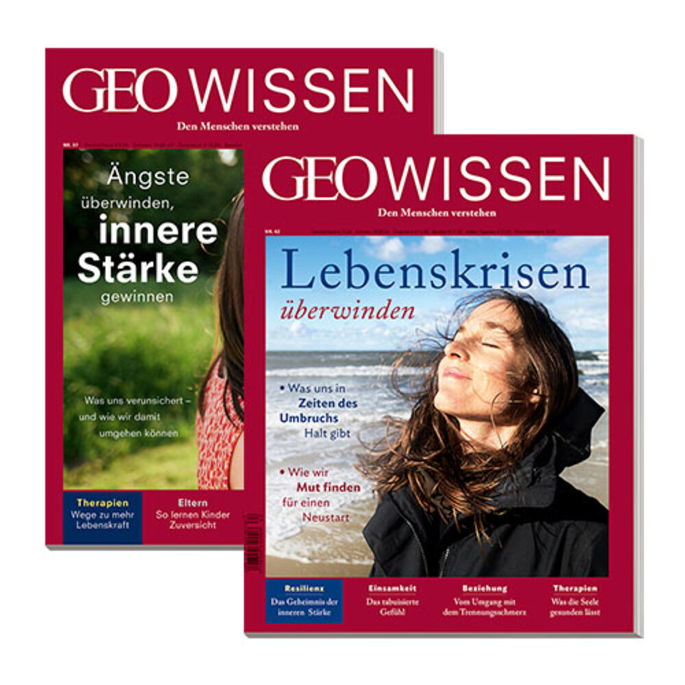 GEO WISSEN-Bestseller  „Innere Stärke“ & „Lebenskrisen“