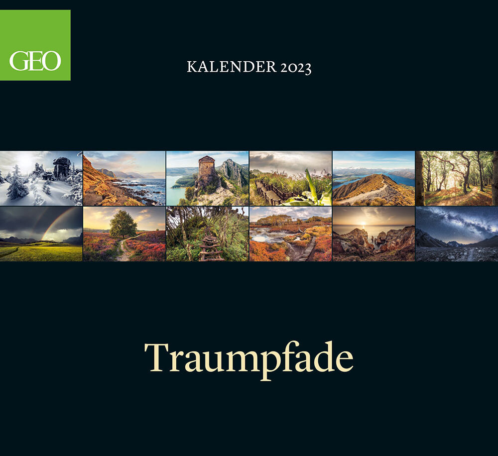Klassiker-Kalender "Traumpfade" 2023