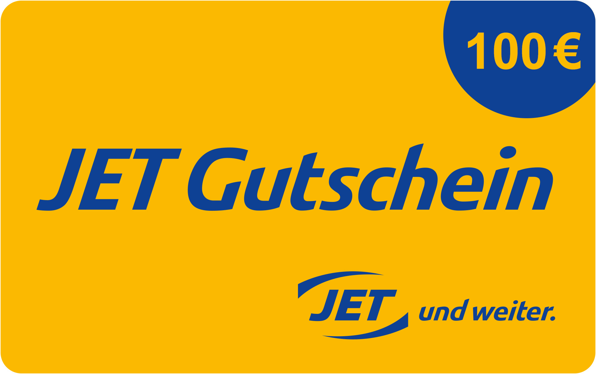 100,&ndash; &euro; JET-Gutschein