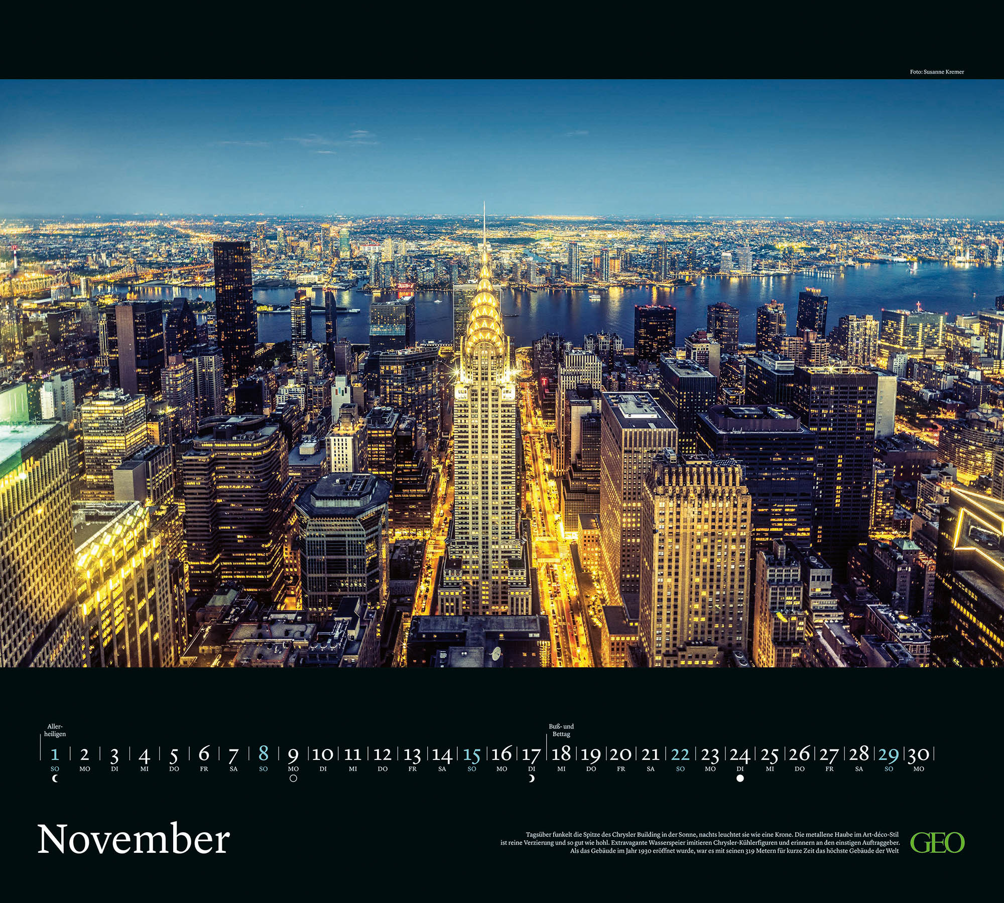 Kalender "New York" 2026