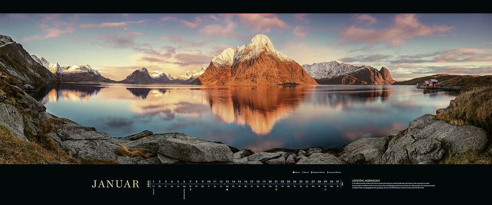 Panorama-Kalender "Orte der Stille" 2025