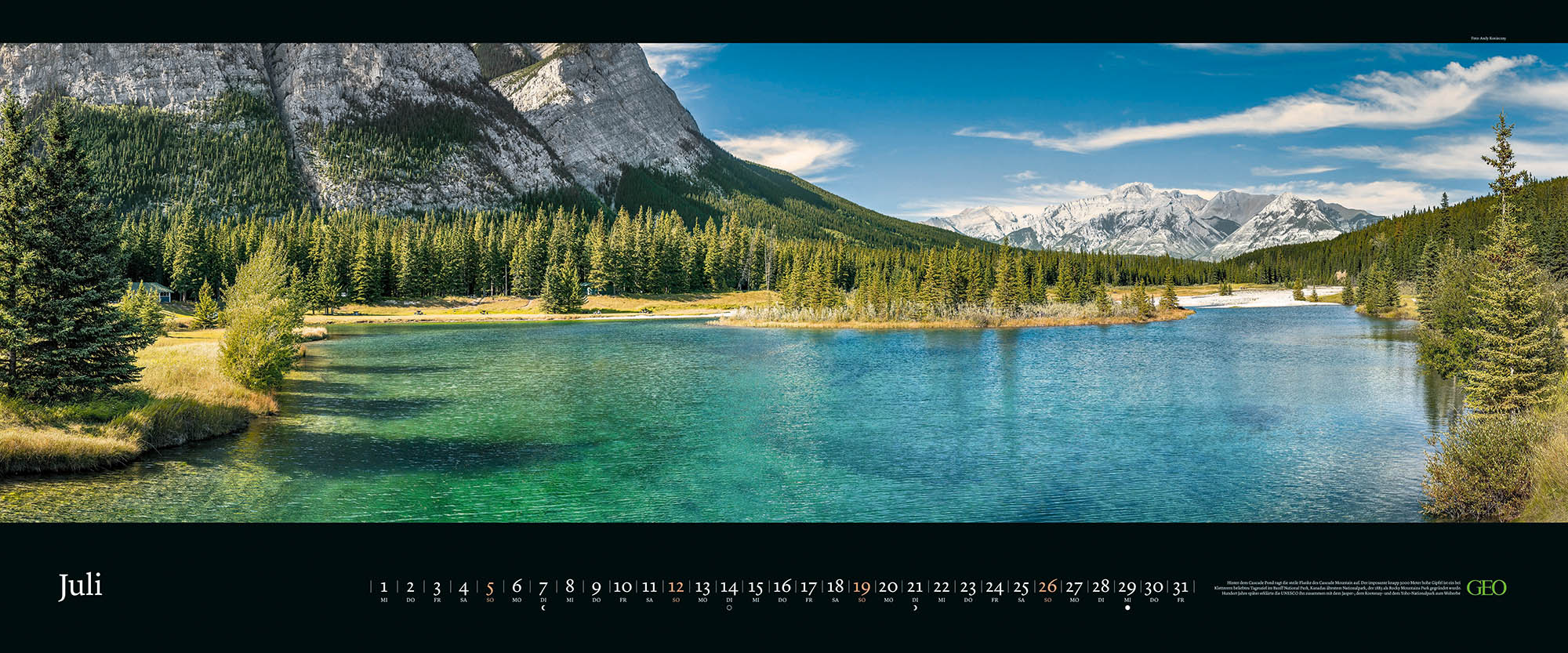 Panorama-Kalender-Abo " Orte der Stille" 2025