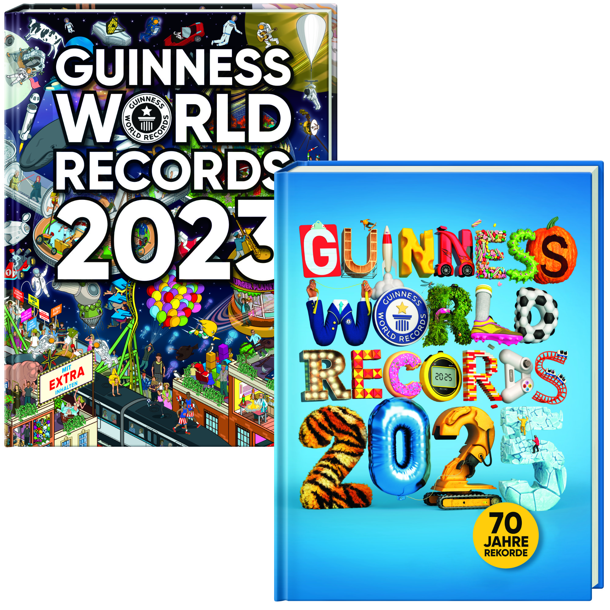 Buch-Paket „Guinness World Records 2023 + 2025“