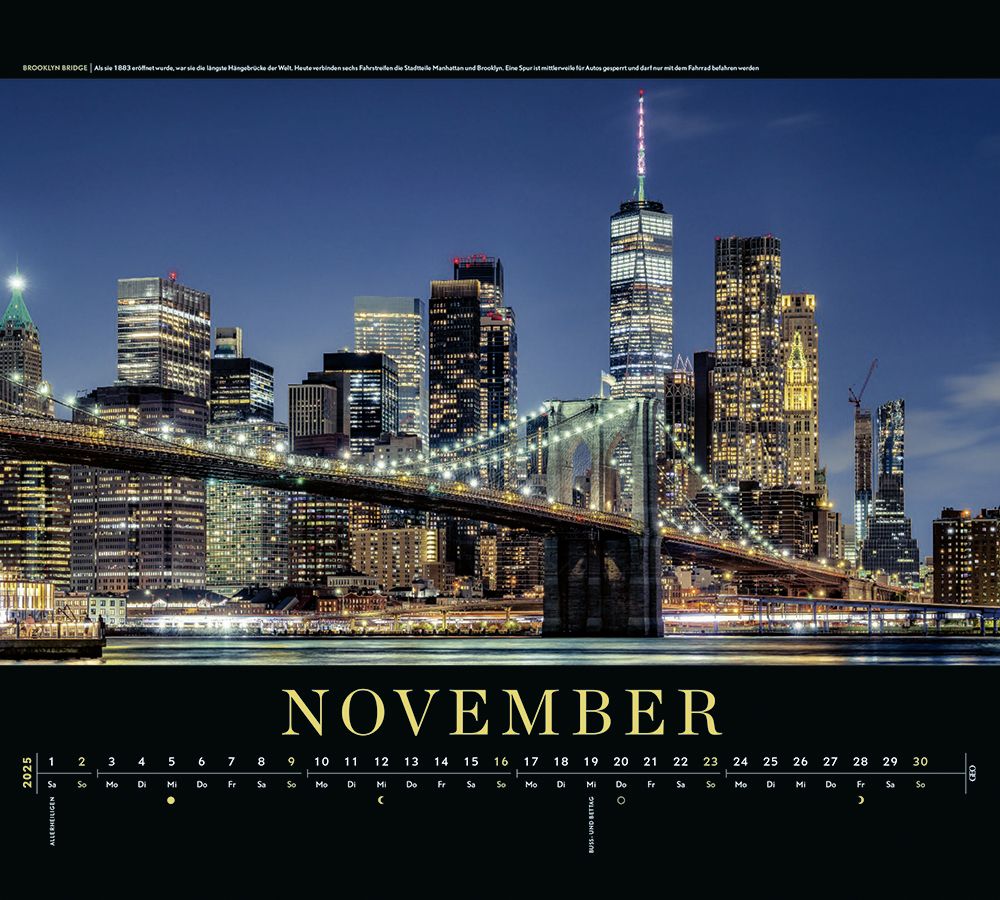 Kalender "New York" 2025