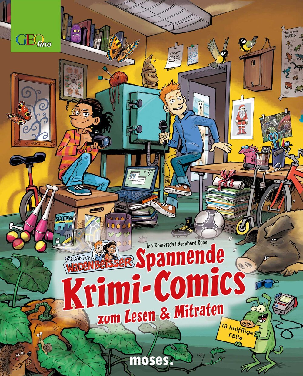 Geolino - Wadenbei&szlig;er - spannende Krimi-Comics