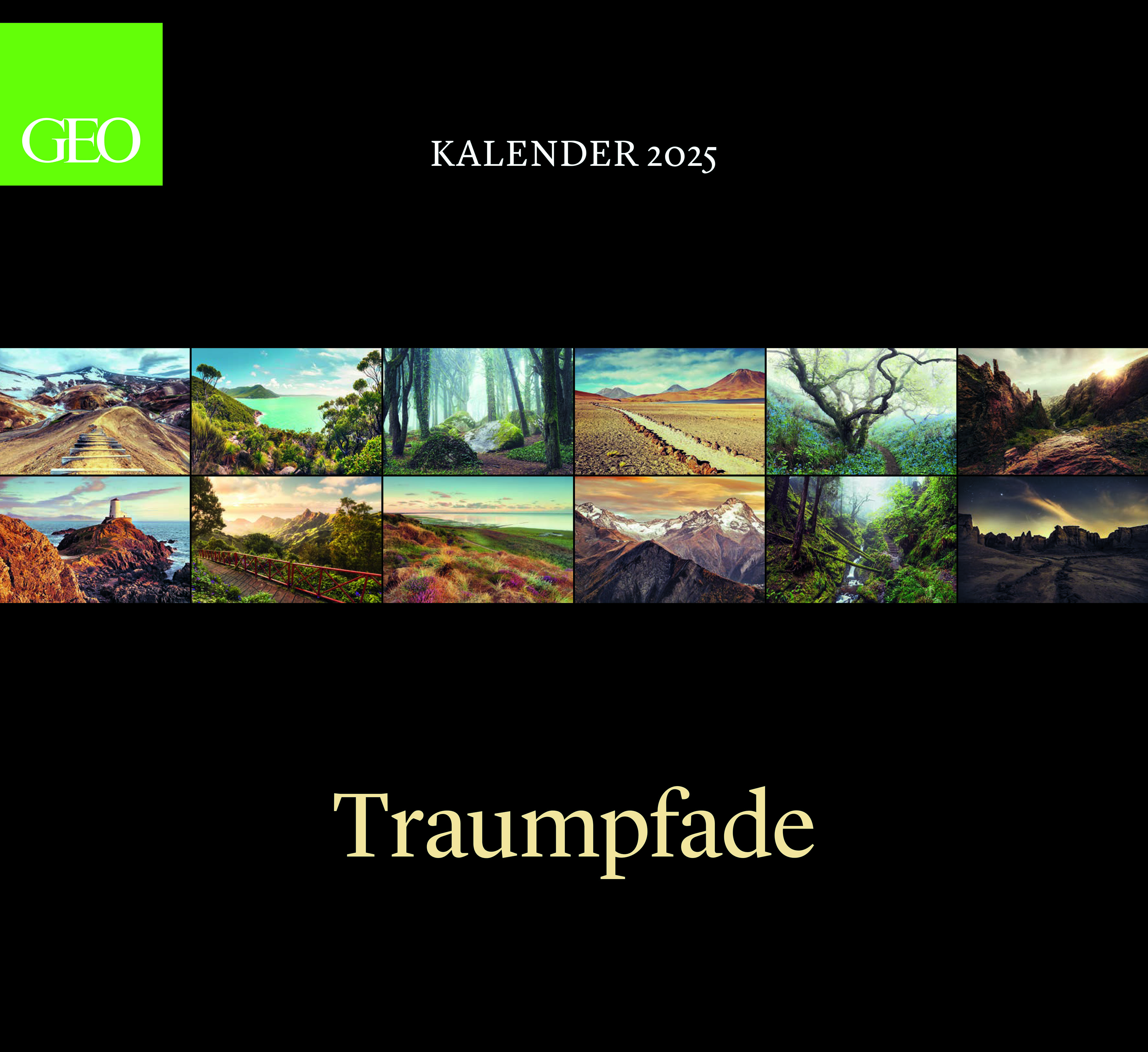 Klassiker-Kalender "Traumpfade" 2025