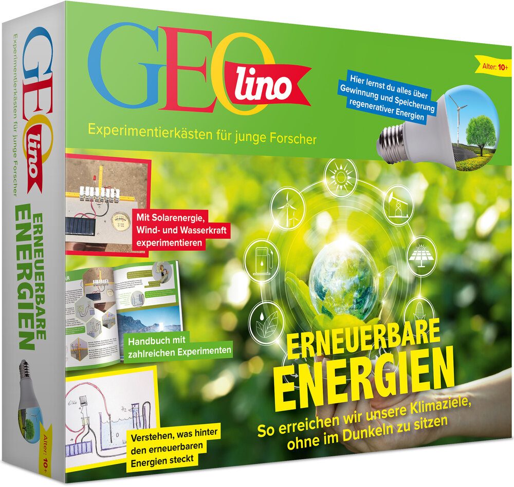 GEOLINO-Experimentierkasten „Erneuerbare Energien“