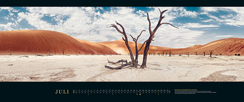 Panorama-Kalender-Abo "Orte der Stille" 2024