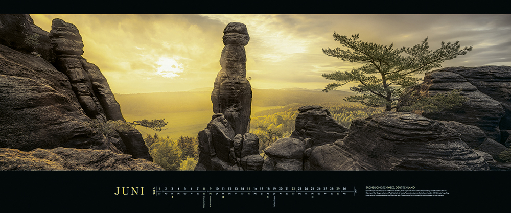 Panorama-Kalender-Abo " Orte der Stille" 2025