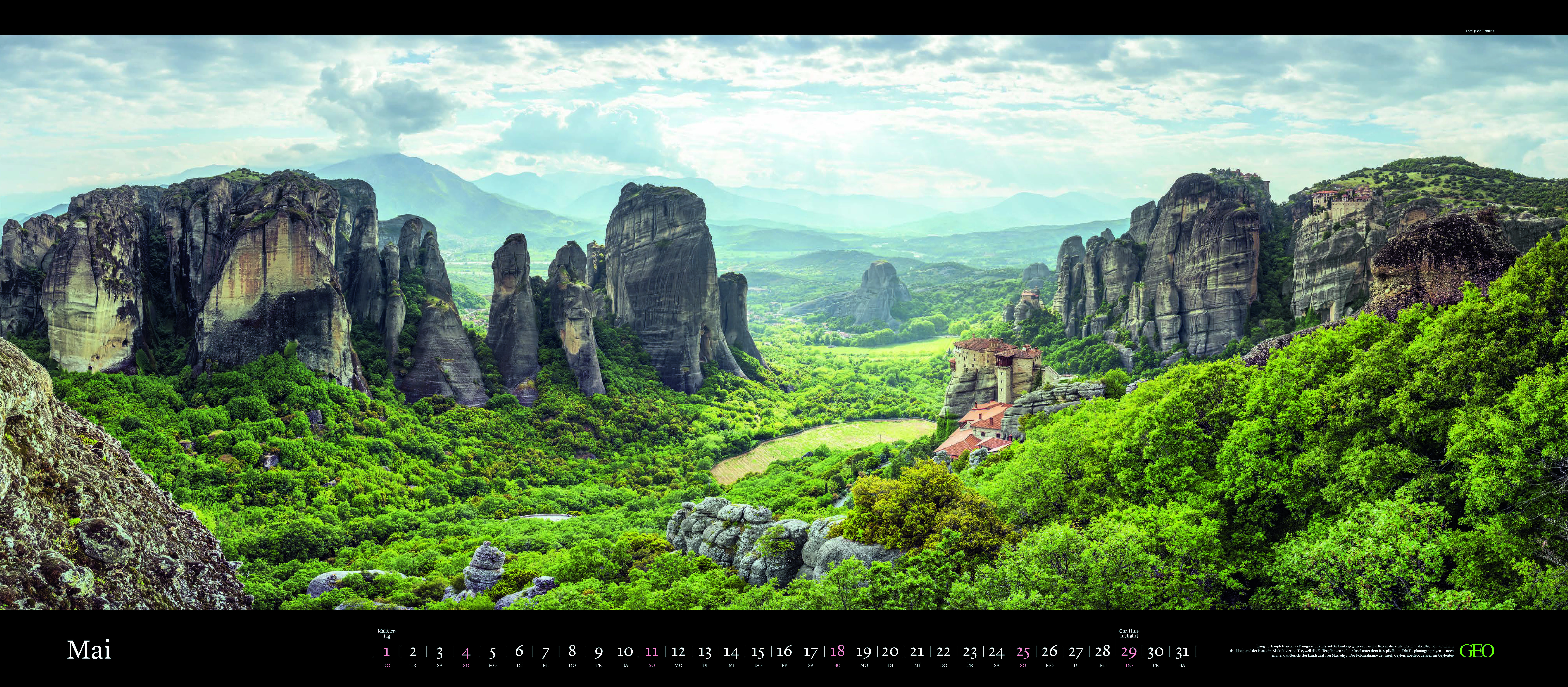 Panorama-Kalender "Der Blick ins Weite" 2025