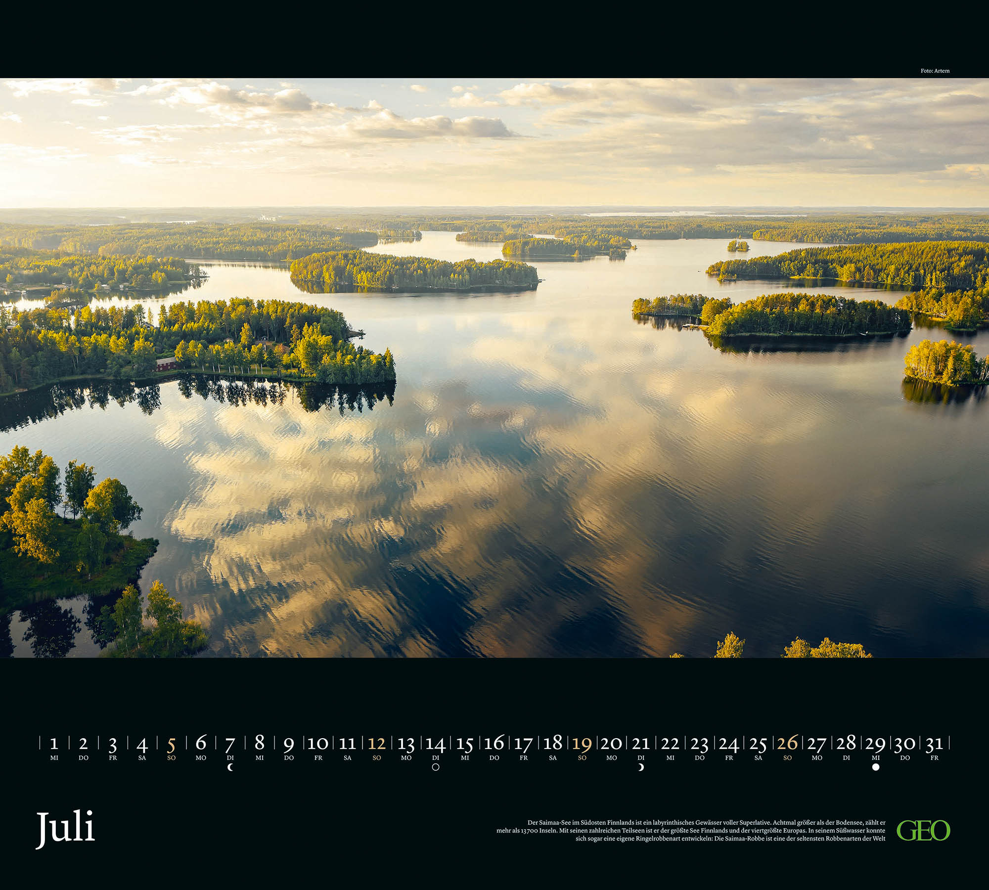 Kalender "Im Licht des Nordens" 2026