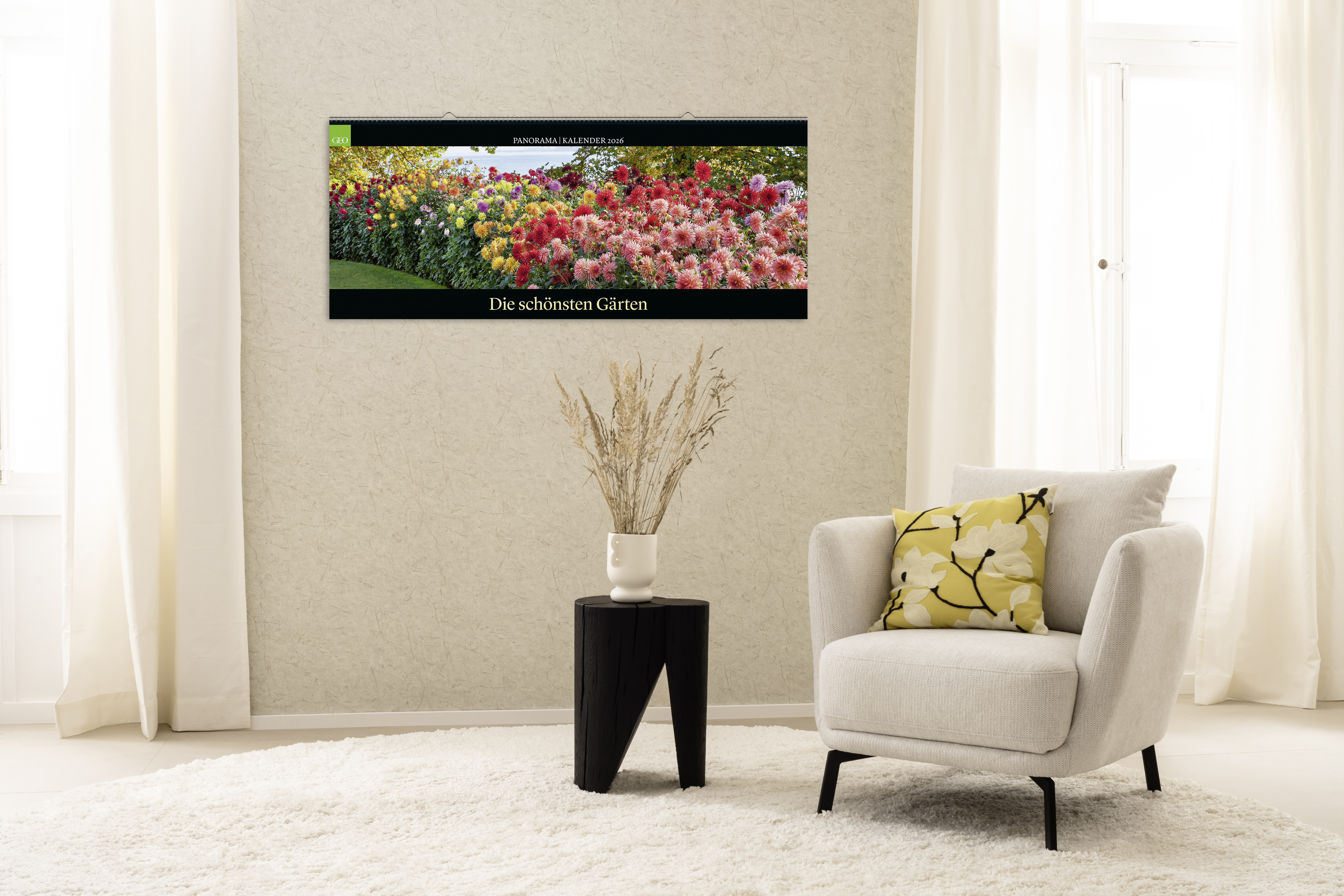 Panorama-Kalender-Abo "Die schönsten Gärten" 2025