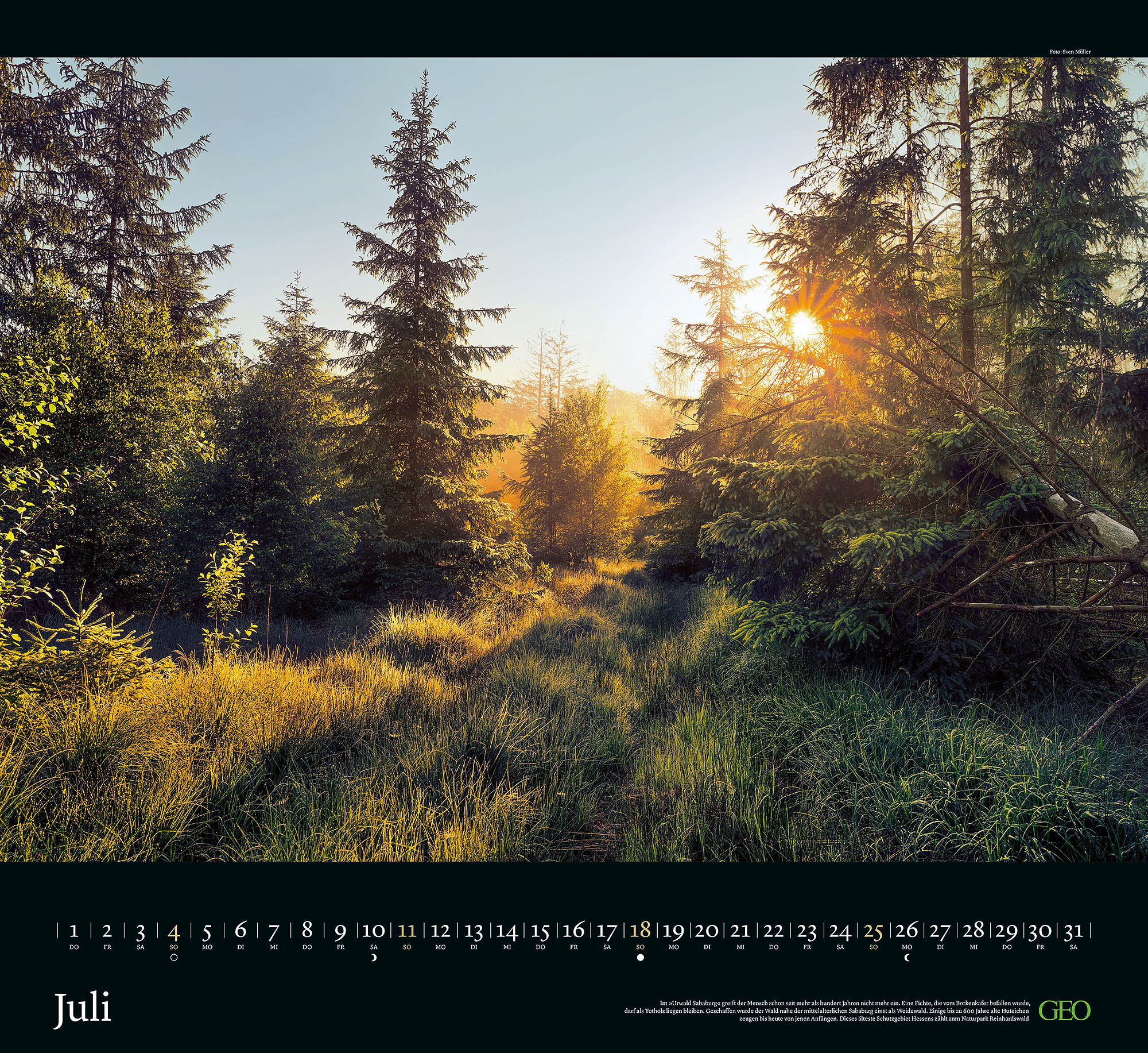 Kalender "Naturwunder Deutschland" 2027